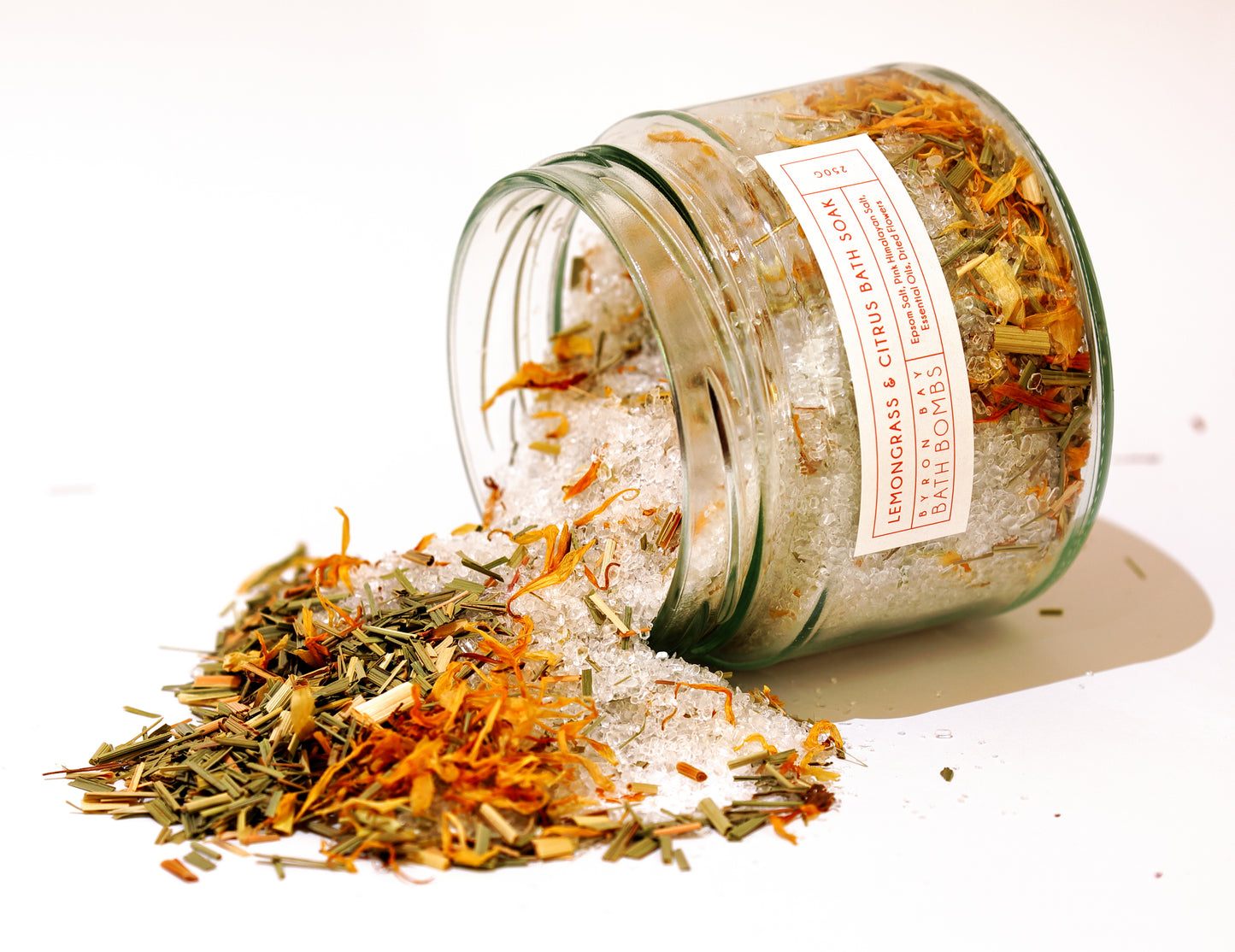 'THE BOMB' BATH SALTY SOAK - LEMONGRASS & CITRUS - Byron Bay Bath Bombs