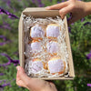 Bath bomb gift box buy (bath bombs in tissue) - Byron Bay Bath Bombs 